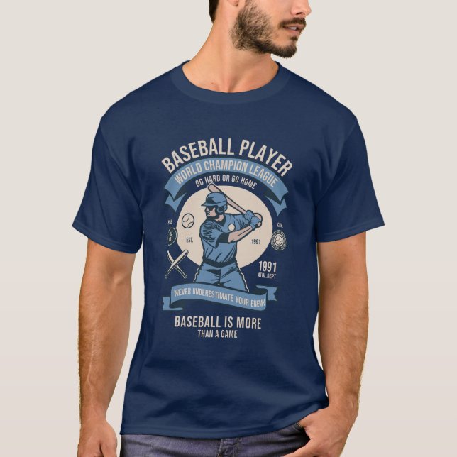 Baseball sport t-shirt design (Front)