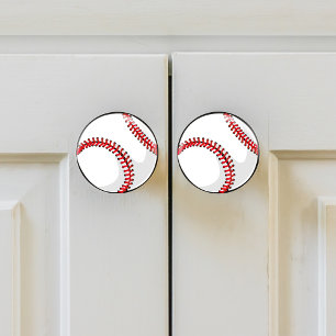 Baseball Sports Ceramic Knob