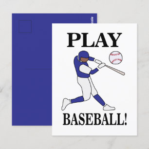 Baseball Sports Coach Player Postcard