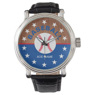 Baseball Sports Custom Watch