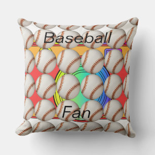 Baseball Sports Fan Logo Cushion