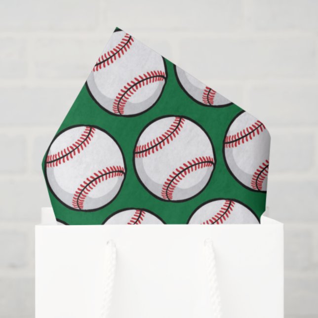 Baseball Sports Kids Party Colorful Fun Tissue Paper (Gift Bag)