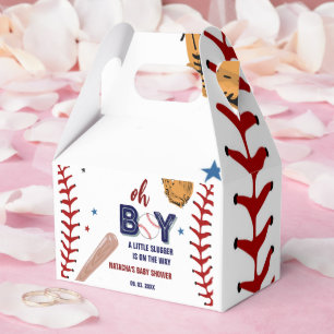 Baseball Sports Little slugger Boy Baby Shower Favour Box