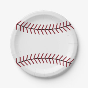 Baseball Sports Paper Plates