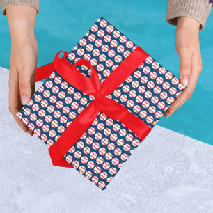 Baseball Sports Party Wrapping Paper