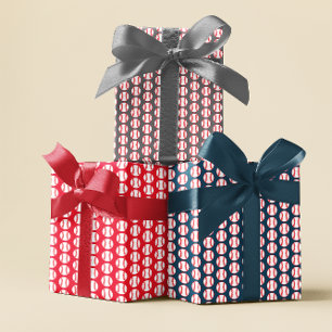 Baseball Sports Party Wrapping Paper Sheet