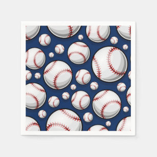 Baseball Sports Pattern Napkin