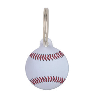 Baseball Sports Pet Tag