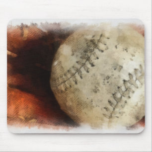 Baseball Sports - Photography  Softball - Ball Mouse Pad