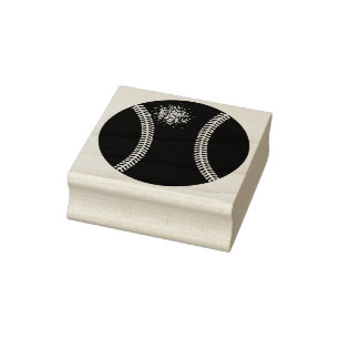 Baseball Sports Rubber Art Stamp