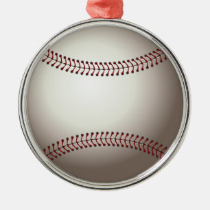 Baseball Sports Team Game Coach Family Friend Fun Metal Ornament