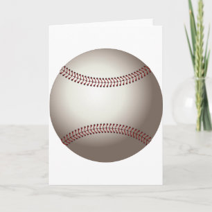 Baseball Sports Team Game Coach Family Friend Fun Thank You Card