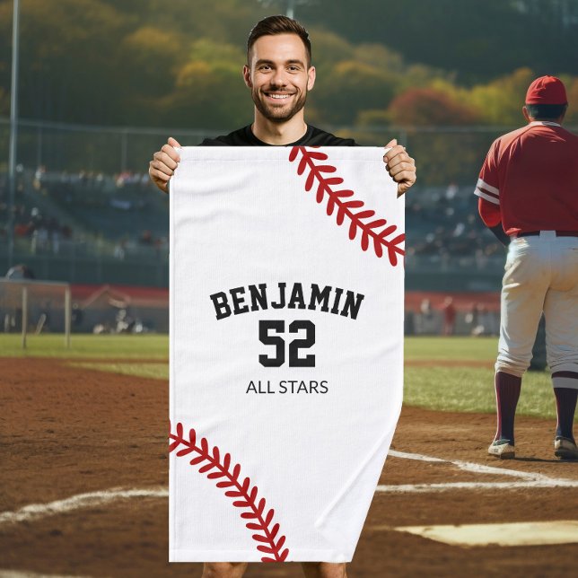 baseball sports towel, coach bath towel (Creator Uploaded)