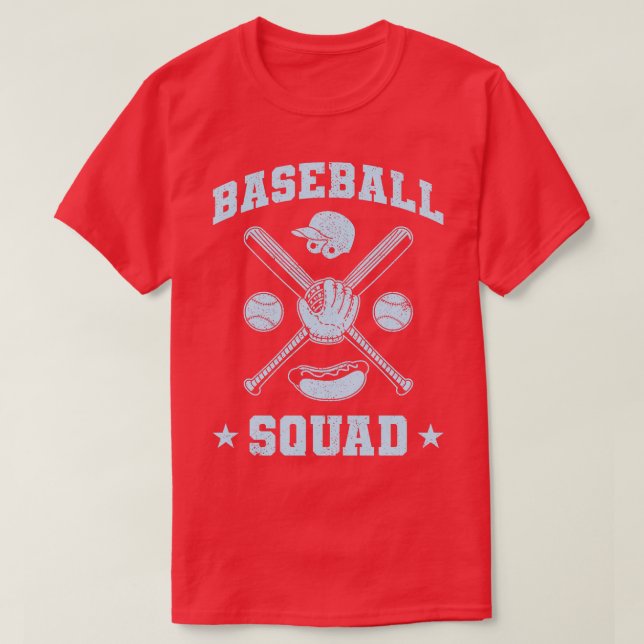 Baseball Squad V5 T-Shirt (Design Front)