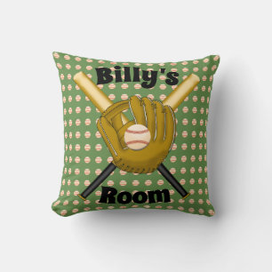 Baseball Square Pillow