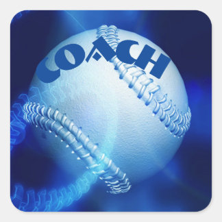 Baseball  square sticker
