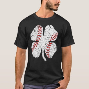 Baseball St Patricks Day Boys Men Catcher Pitcher T-Shirt