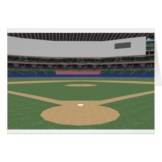 Baseball Stadium: 3D Model: (Front Horizontal)