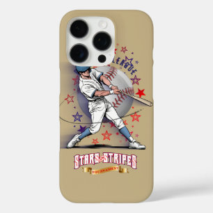Baseball Stars & Stripes iPhone 16 Pro Case
