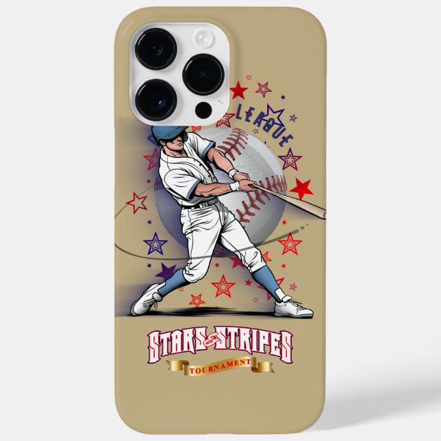 Baseball Stars & Stripes | Case-Mate iPhone Case (Back)