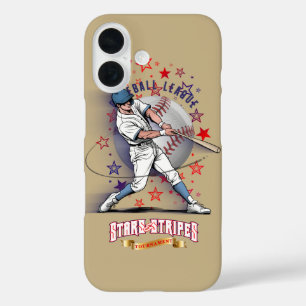 Baseball Stars & Stripes iPhone 16 Case