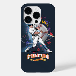 Baseball Stars & Stripes (Dark mode)   Case-Mate iPhone 14 Pro Case