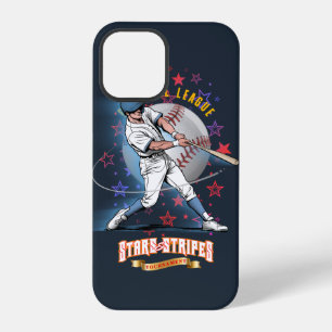 Baseball Stars & Stripes (Dark mode) iPhone 12 Pro Case