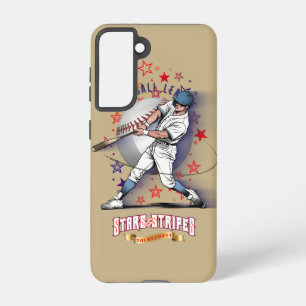 Baseball Stars & Stripes   Samsung Galaxy Case
