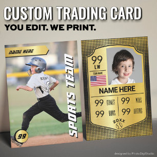 Baseball Stats Shield Card Baseball Trading Card