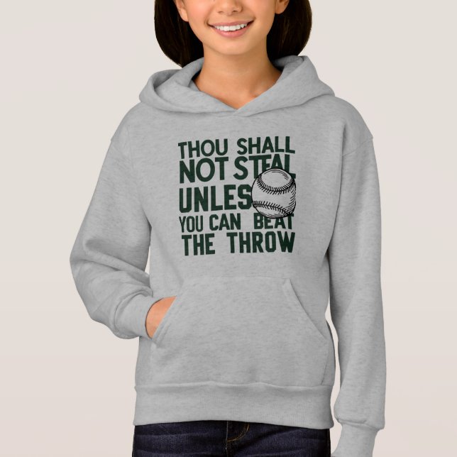Baseball Stealing Humour Shirt (Front)