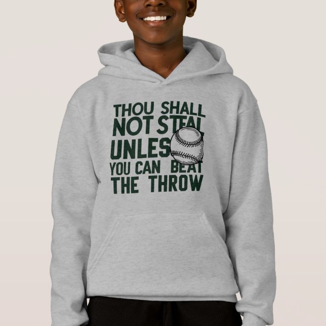Baseball Stealing Humour Shirt (Front)