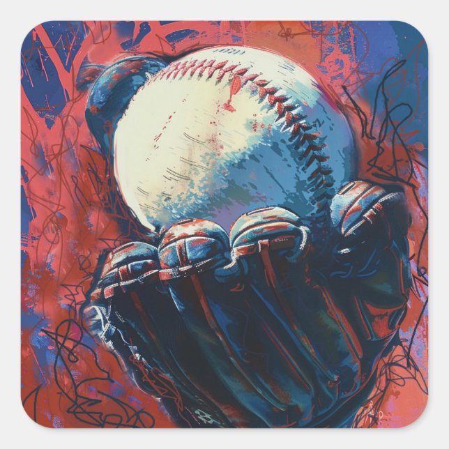 Baseball sticker (Front)