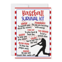 Baseball Survival Kit