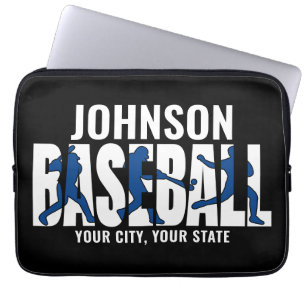 Baseball Team ADD NAME Champion Game Player Laptop Sleeve