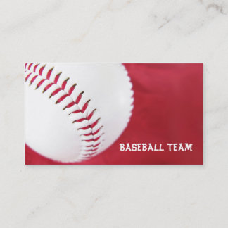 Baseball Team Business Cards