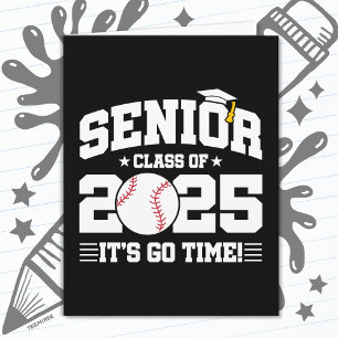 Baseball Team Class of 2025 Graduation Senior 2025 Card