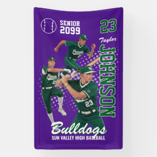 Baseball Team Custom Photo Senior Night Sports Banner