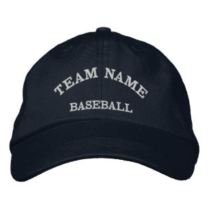 Baseball Team Name Navy  Hat