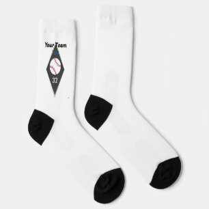 Baseball Team Spirit Socks HAMbyWG