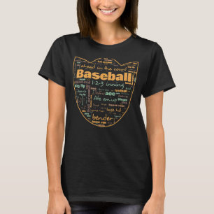 Baseball Terminology Commonly Used Terms T-Shirt