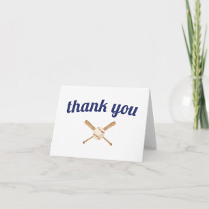Baseball Thank You Card