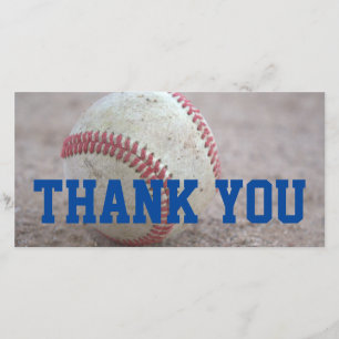 Baseball Thank You Card