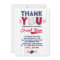 Baseball Thank You Card Baseball 1st Birthday