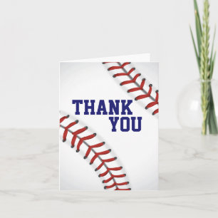 Baseball Thank You Note Card
