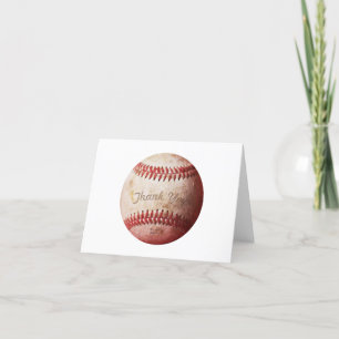 Baseball Thank You Note Cards   Sports Cards