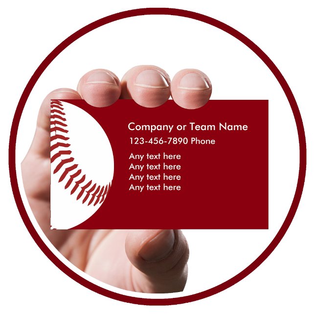 Baseball Theme Business Cards (Creator Uploaded)