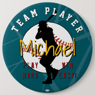 Baseball Theme Button HAMbyWG