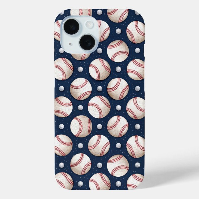 Baseball Theme Case-Mate iPhone Case (Back)