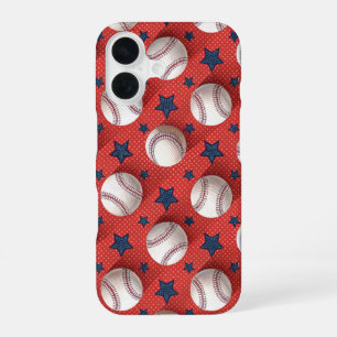 Baseball Theme iPhone 16 Case