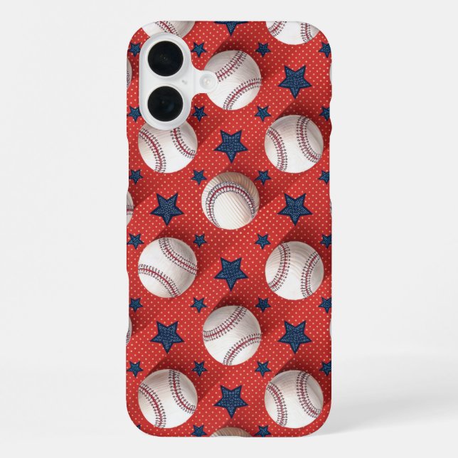 Baseball Theme iPhone Case (Back)
